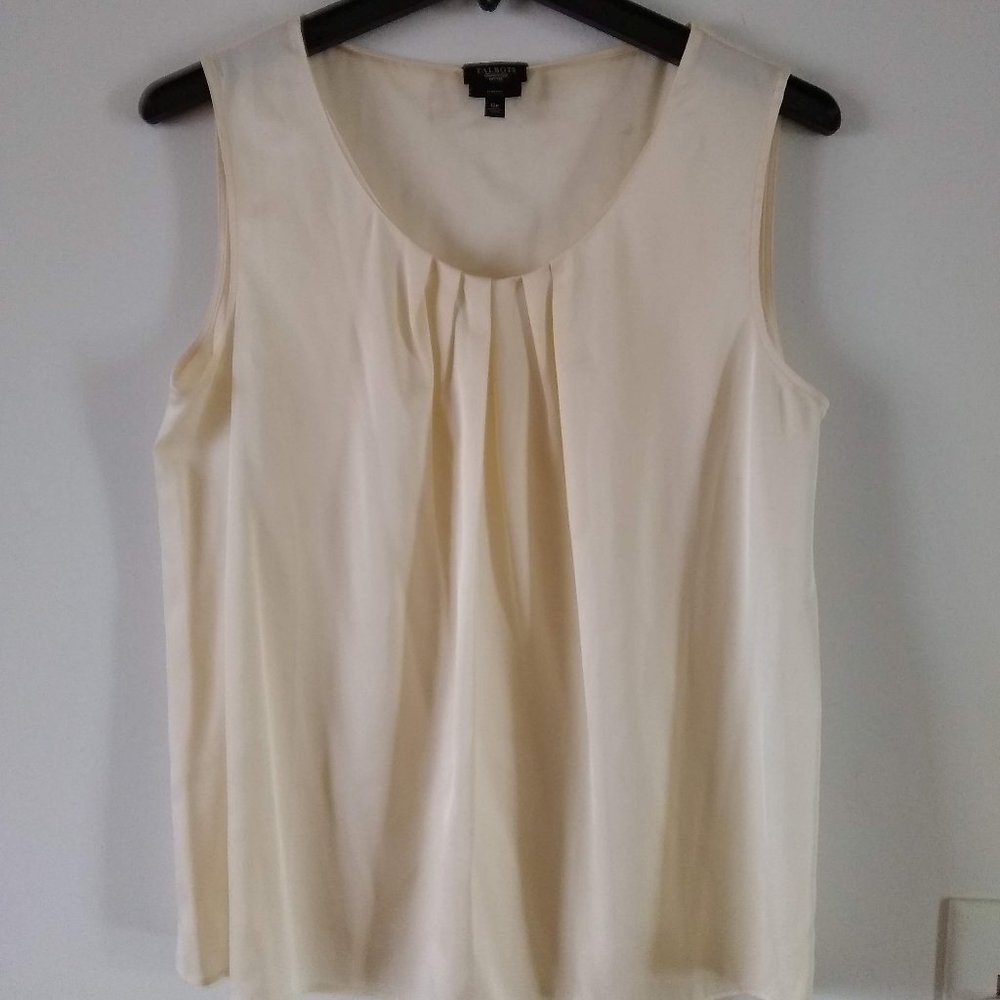 Talbots Silk Sleeveless Top